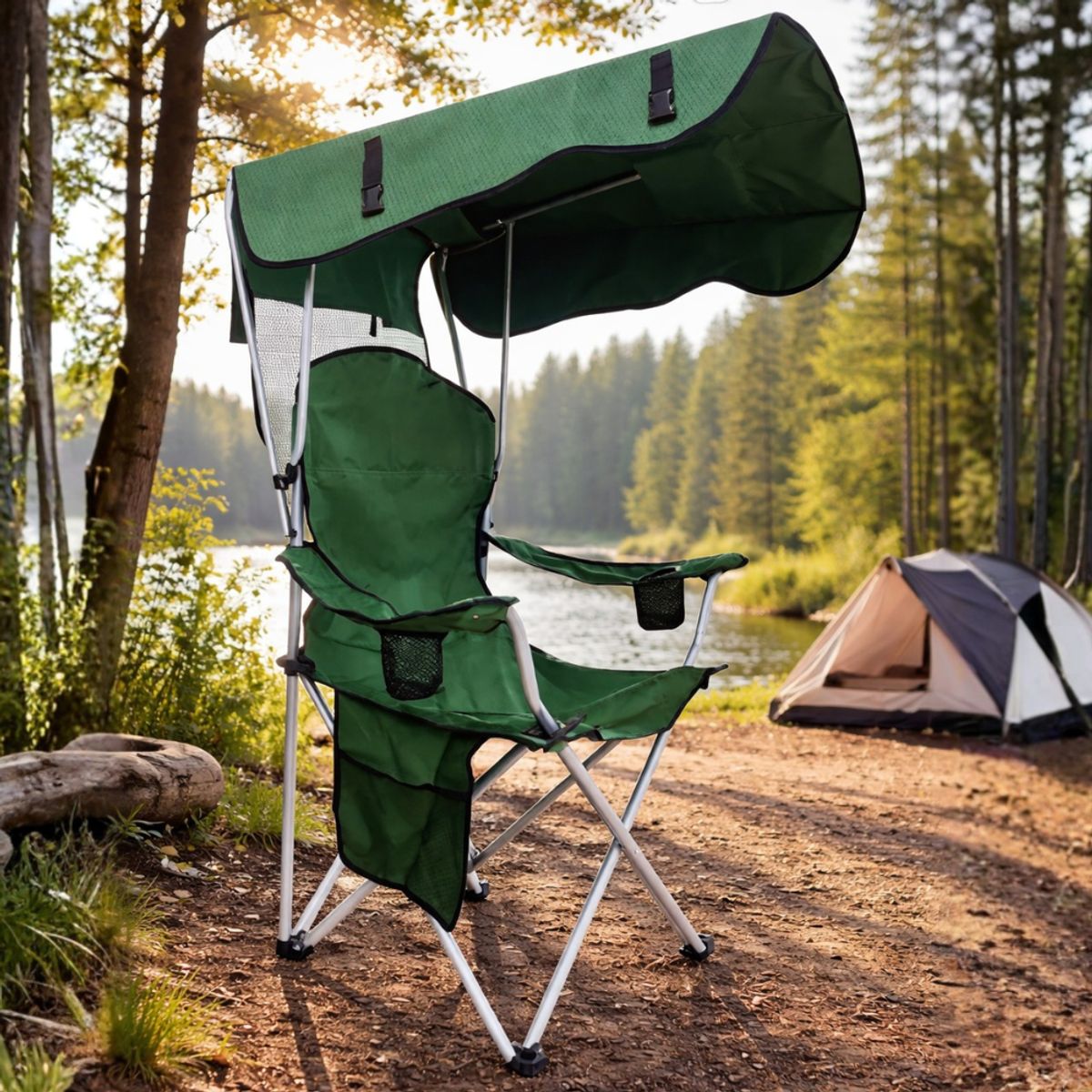 PEQUI - Silla Camping Plegable con Techo