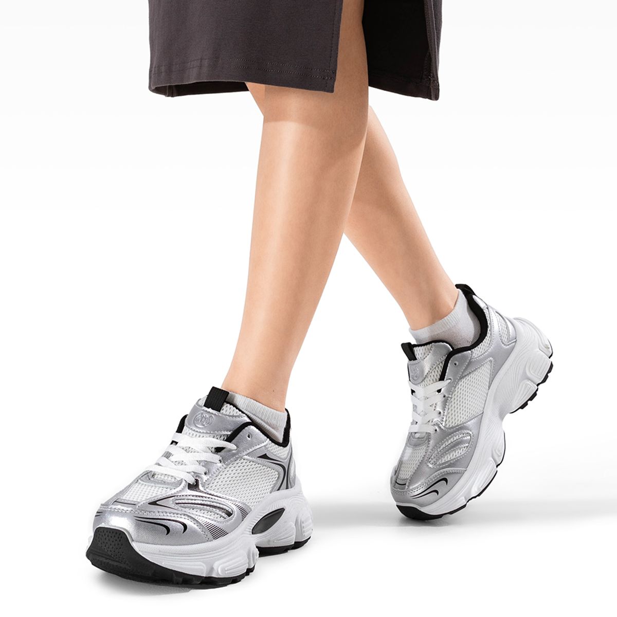 WEIDE - Zapatillas Mujer Casual Plataforma PU Weide SL72