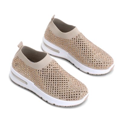 Imagen 2 del producto Zapatilla Deportiva Dorada Mujer TFA181