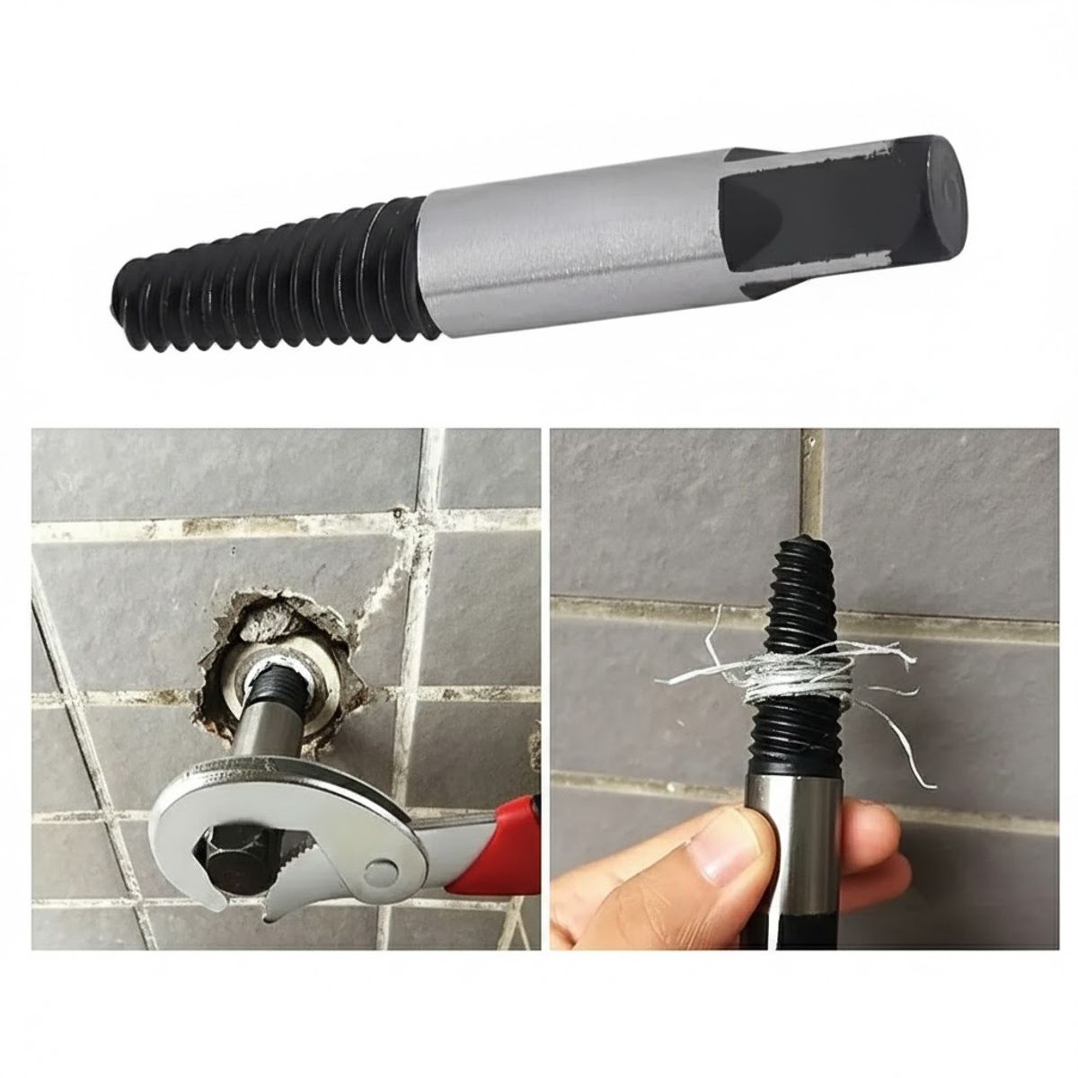 GENERICO - Juego Set Brocas Extractor De Tornillos Colas Chancho 6pcs