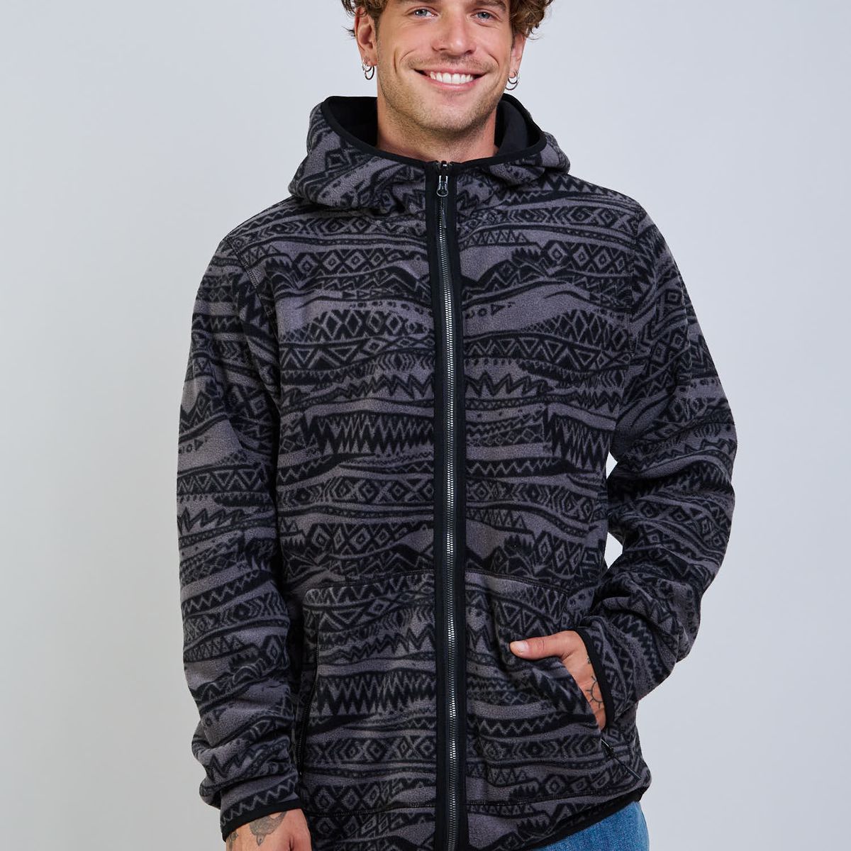 MAUI AND SONS - Poleron Night Move Multicolor Hombre Maui And Sons