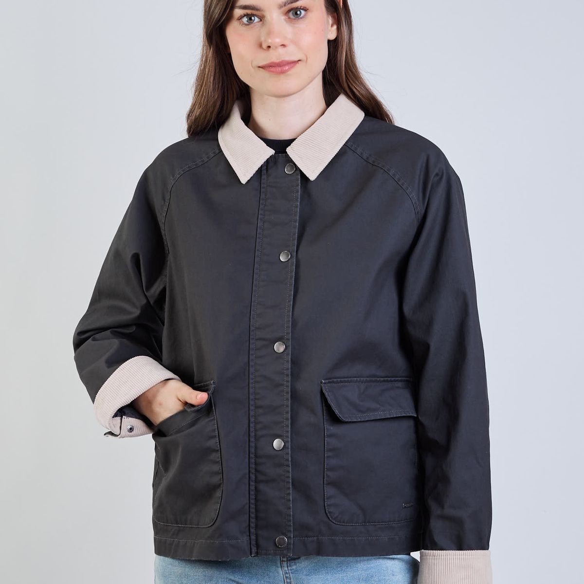 MAUI AND SONS - Chaqueta Poppa Gris Mujer Maui And Sons