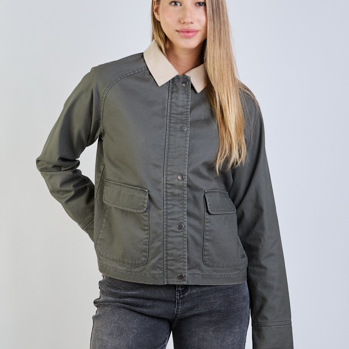 MAUI AND SONS - Chaqueta Poppa Verde Mujer Maui And Sons