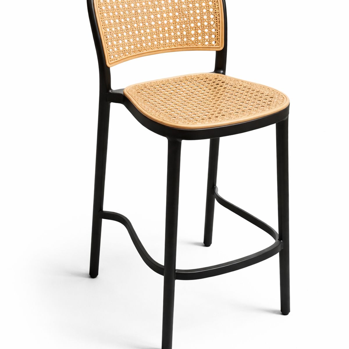 MOBOI - Taburete Delta Lombardia Piso De Bar O Terraza 66cm Negro