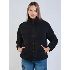 MAUI AND SONS - Chaqueta Zippy Negro Mujer