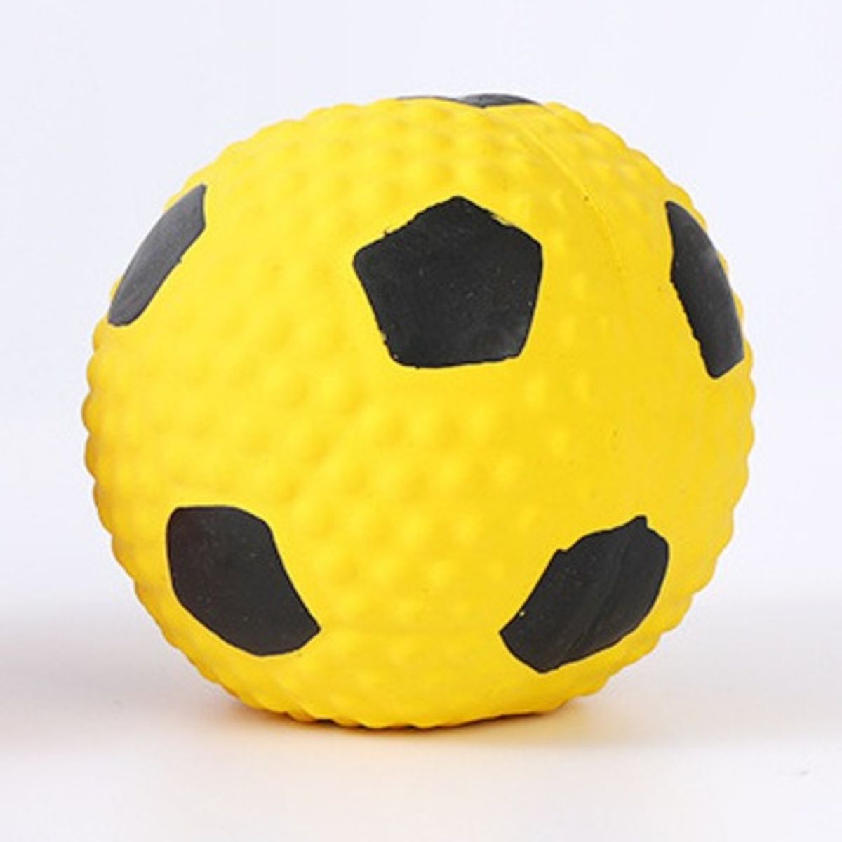 HOOPET - Juguete Pelota Fútbol Chillona Para Perros Divertida Amarillo