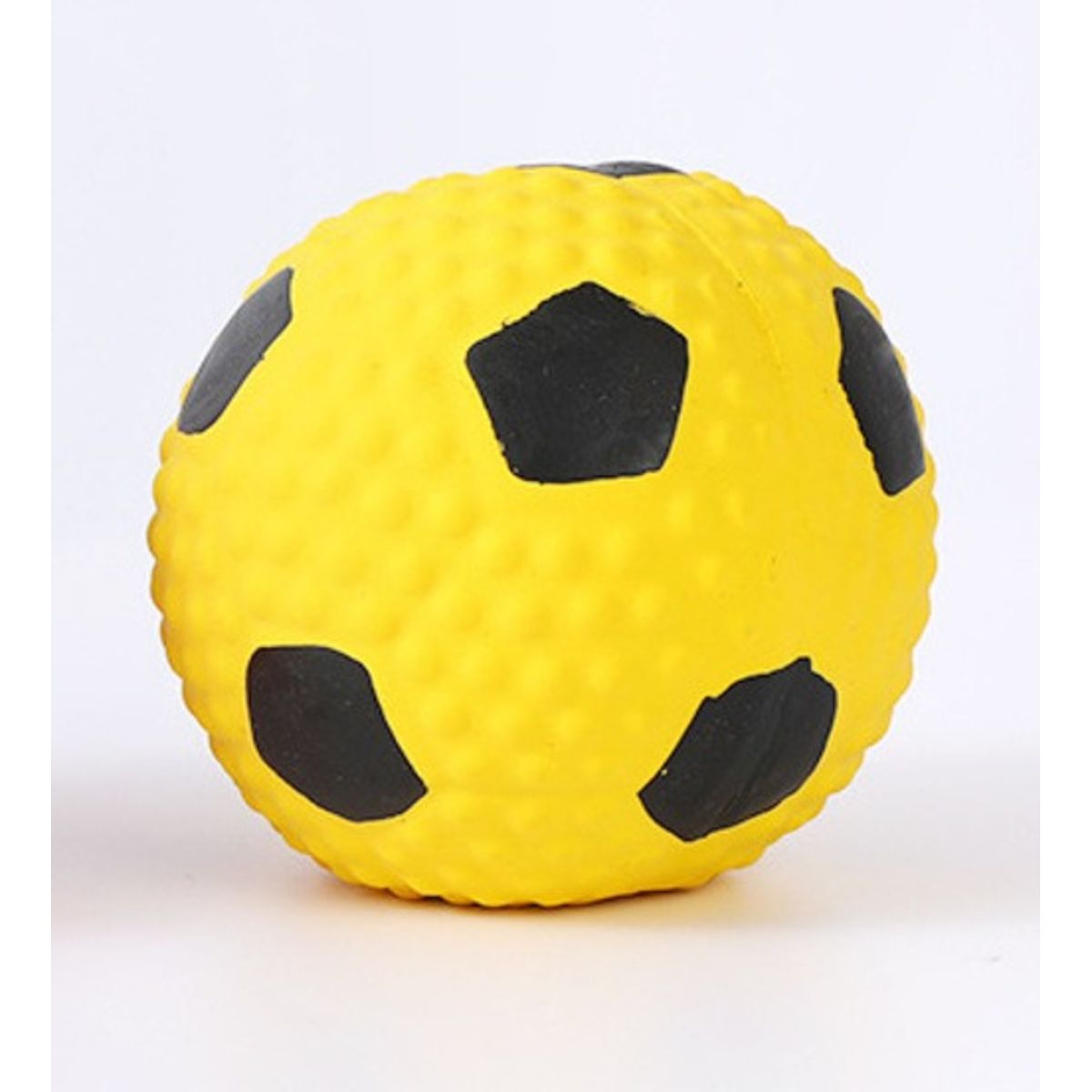 HOOPET - Juguete Pelota Fútbol Chillona Para Perros Divertida Amarillo