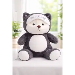 GENERICO - Peluche Oso Con Traje de Lucifer Cenicienta 50 cm