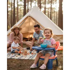 GENERICO - Silla de Comer Infantil con Bandeja extraible Diseño Osito