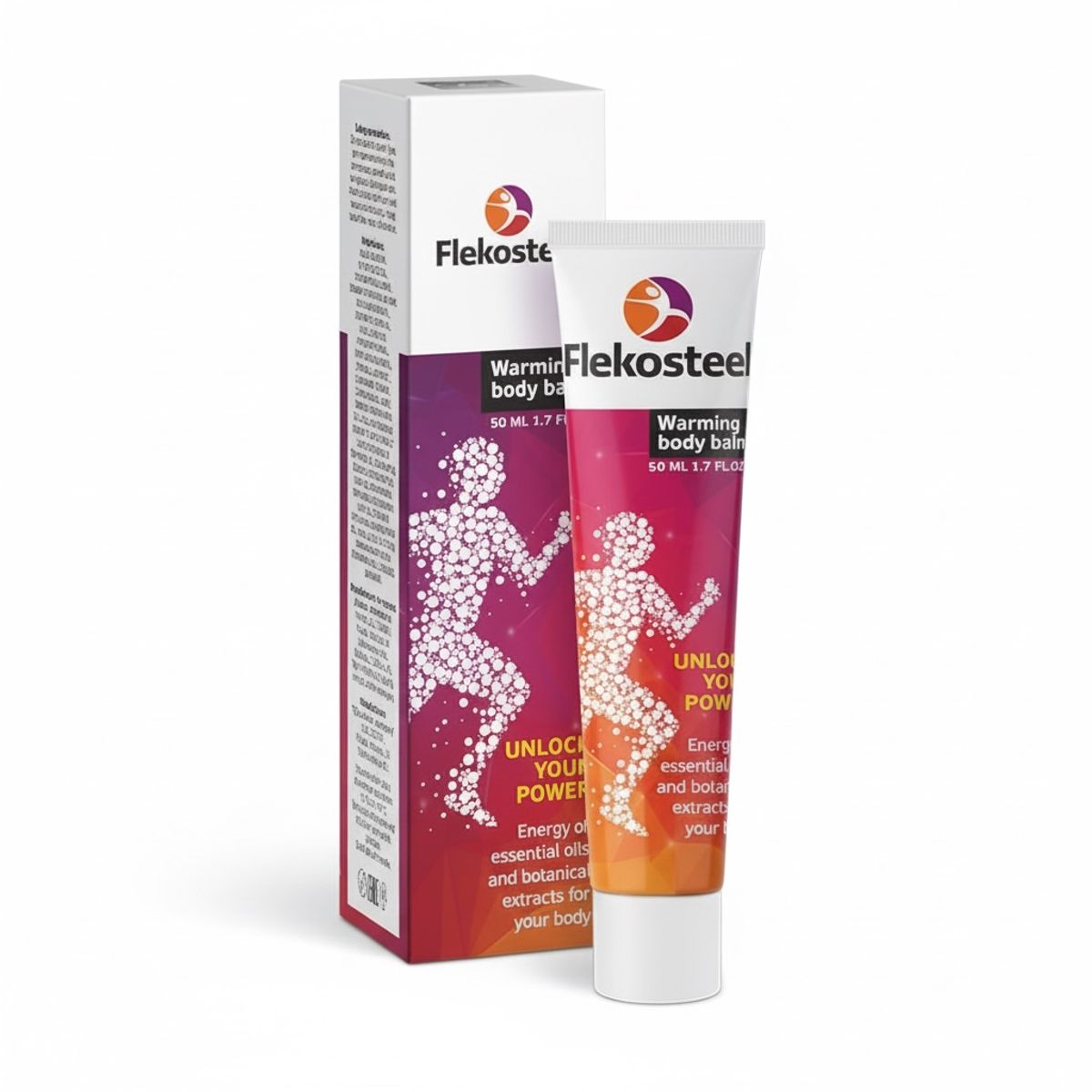 GENERICO - Flekosteel Bálsamo Corporal Efecto Calor 50 ml – Uso Externo / HENDEL - RUSIA