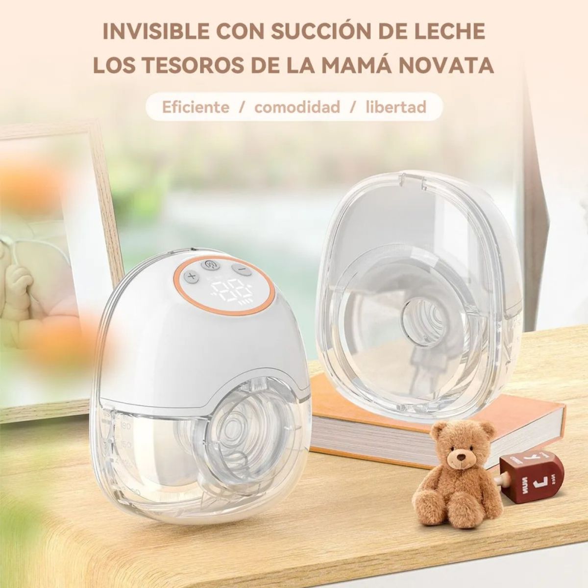 GENERICO - Extractor De Leche Portátil Manos Libre Sacaleche Eléctrico BELUG