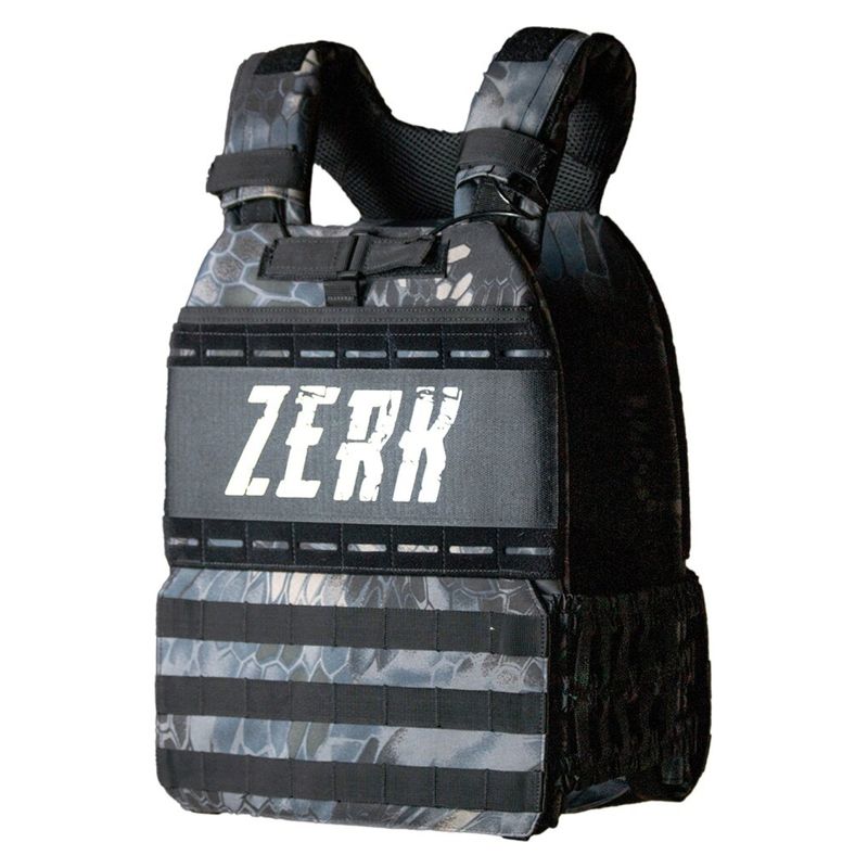 ZERK - Zerk Vest - Chaleco Crossfit 10Kg (Dark Grey Camo)