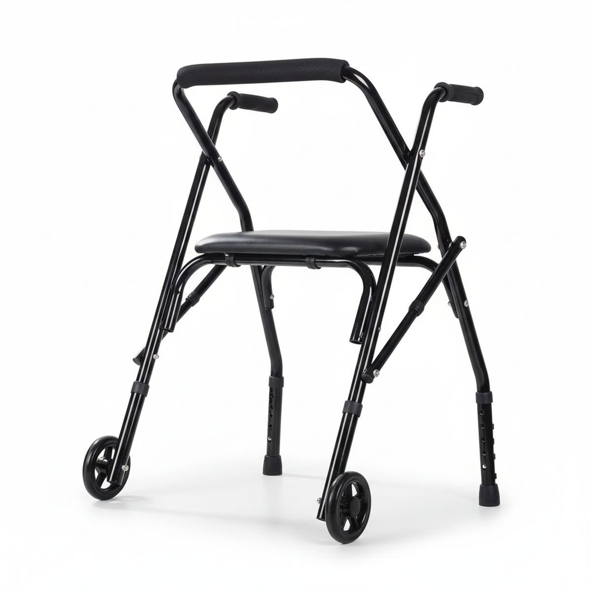 MATVOLL - Andador, Burrito con Asiento Y 2 Ruedas plegable