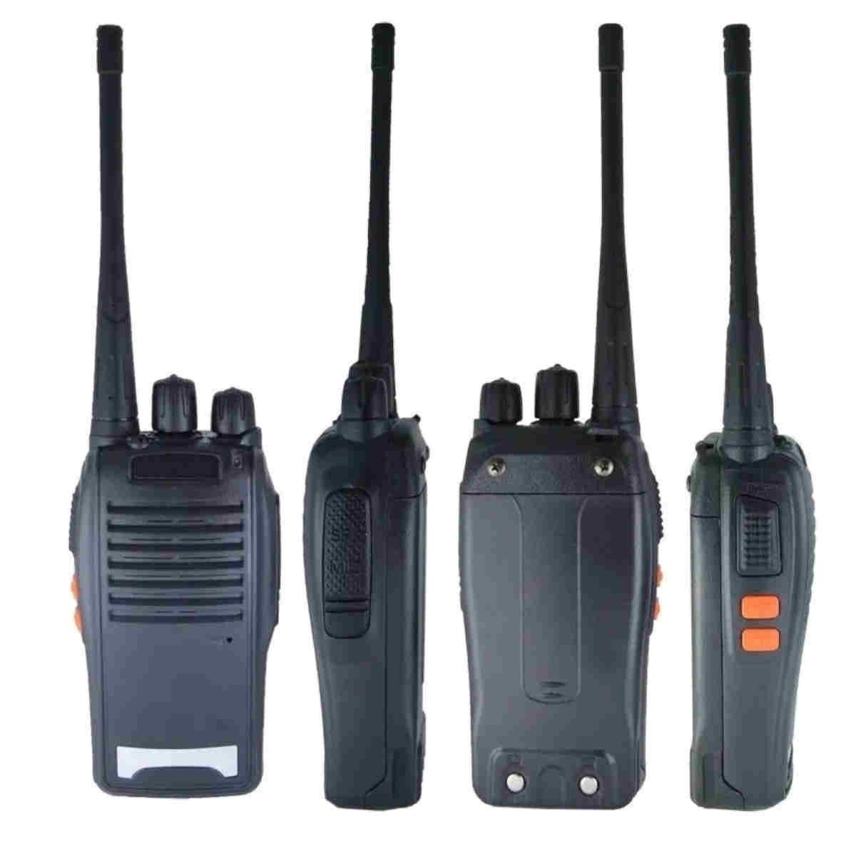 GENERICO - Kit 2 Radio Transmisor Walkie Baofeng 777s + 2 Manos Libres Color Negro- BELUG