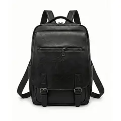 D'JOE - Mochila Urbana Unisex Ecocuero Vintage Puerto Usb Ares