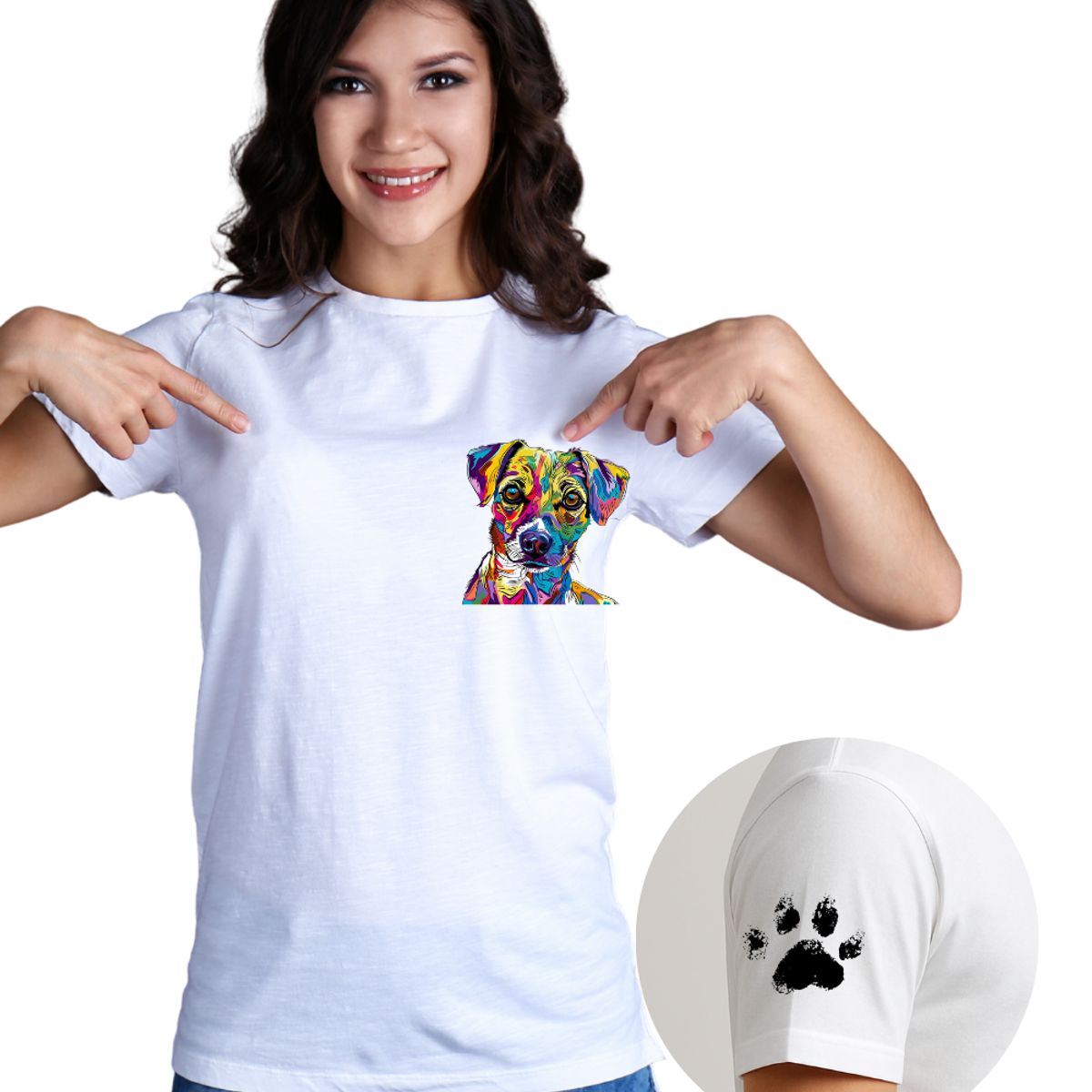 ROLY - Polera Estampada Perrito Mod1