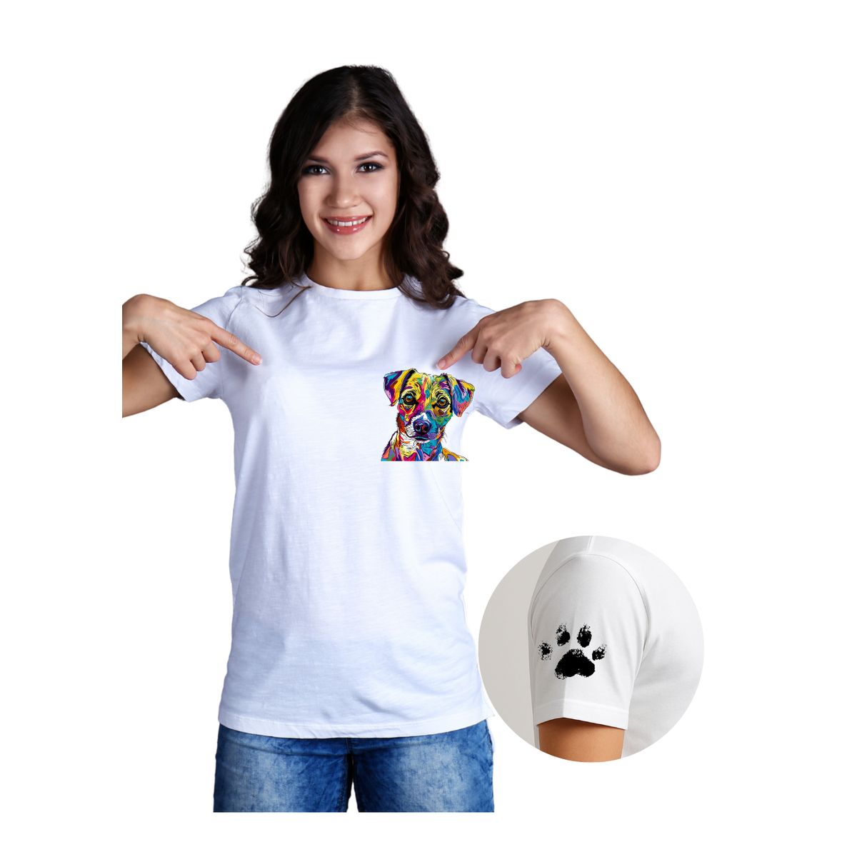 ROLY - Polera Estampada Perrito Mod1