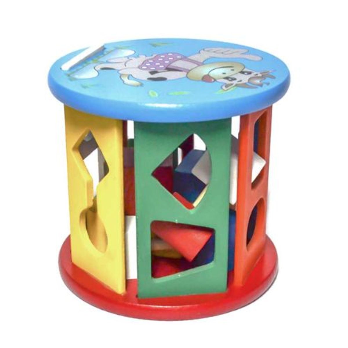 GENERICO - Cilindro Encaje Madera Juegos Niño