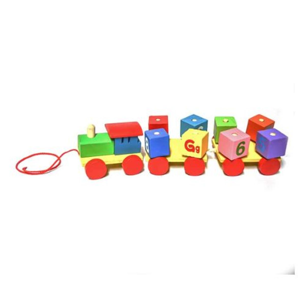 GENERICO - Tren Giratorio Juguete Madera Juegos