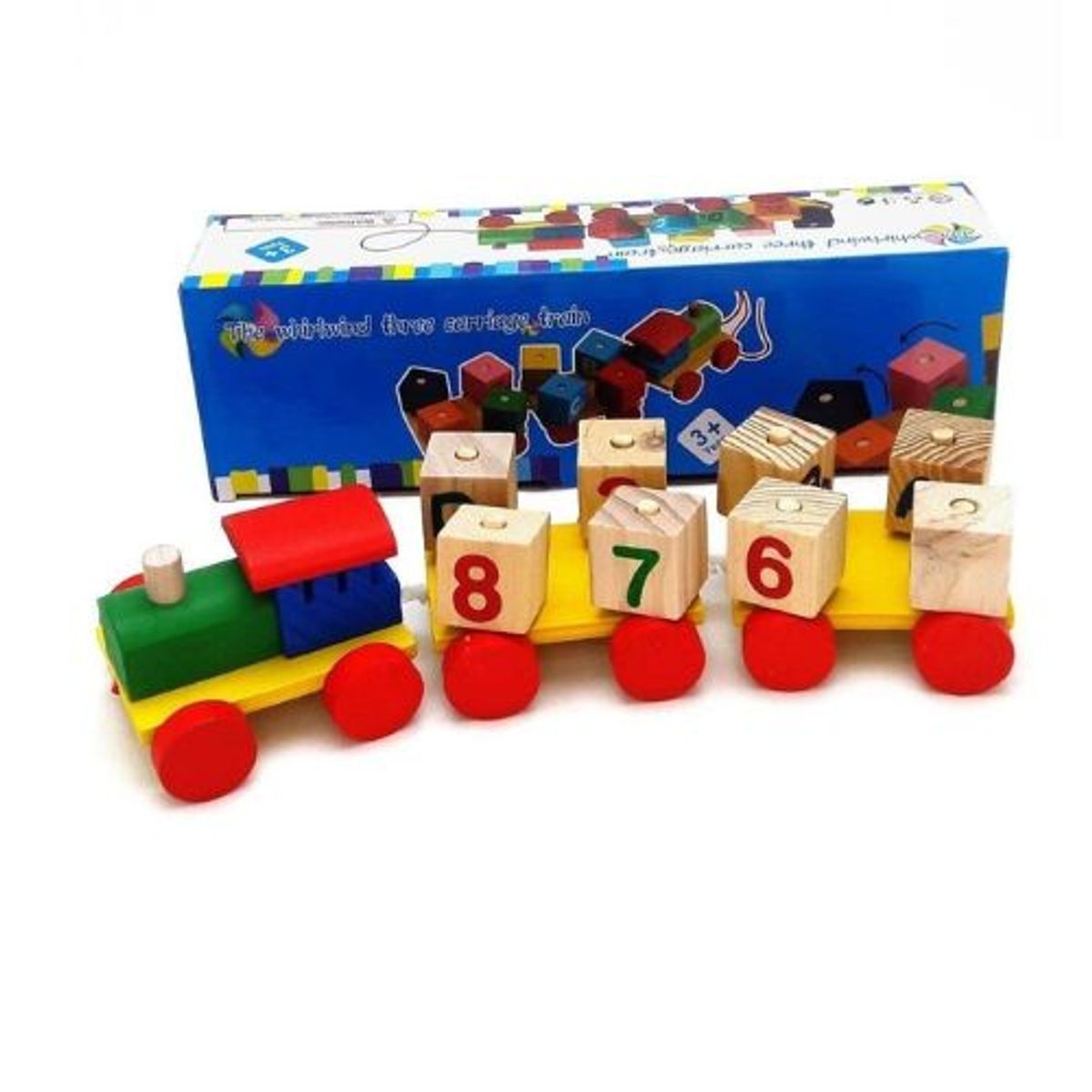 GENERICO - Tren Giratorio Juguete Madera Juegos