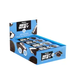 ATLHETICA NUTRITION - Barra de proteina - Cookies & Cream 12 unidades
