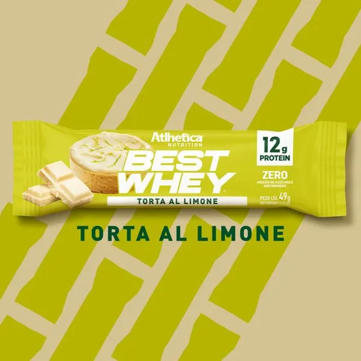 ATLHETICA NUTRITION - Barra de proteina Atlhetica Nutrition - Pie de Limon 12gr 12 unidades