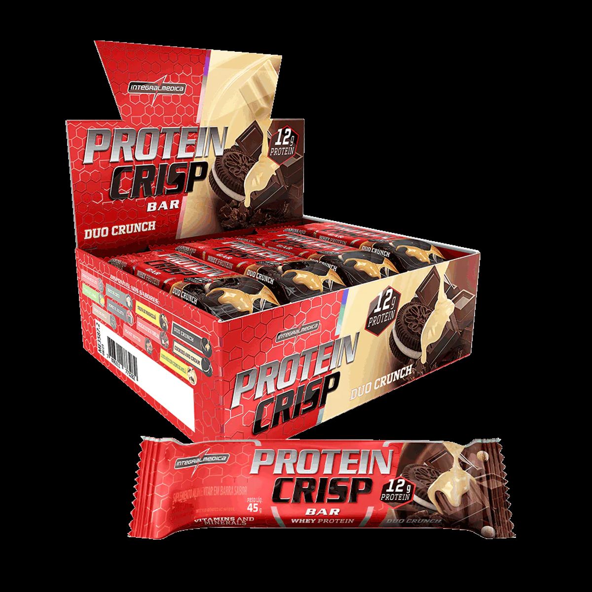 INTEGRALMEDICA - Barra de proteina Integralmedica - Duo Crunch 12 unidades