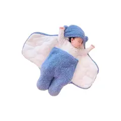 GENERICO - SACO DE BEBÉ OSITO TALLA 6 AZUL