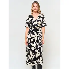 ARZANE - Vestido Marra Estampado Nebla