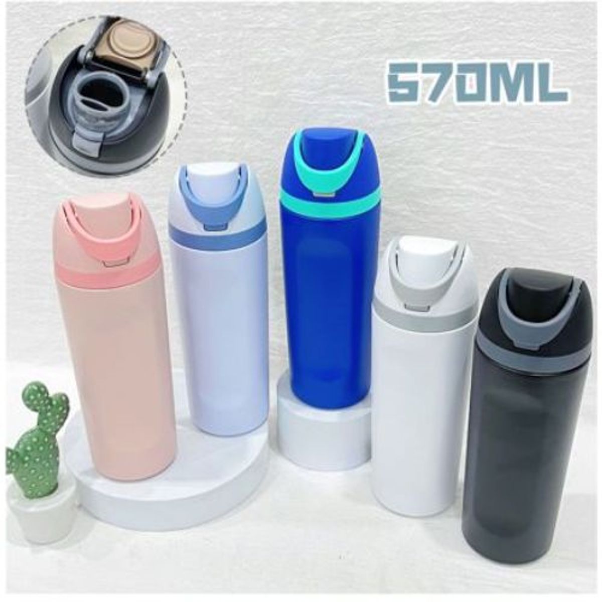 GENERICO - BOTELLAS TERMICAS 570ML COLORES SURTIDOS