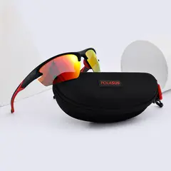 POLASUP - Ciclismo Lentes de Sol Deportivos Polarizados UV400 Unisex para corre pesca trabaja GAFAS