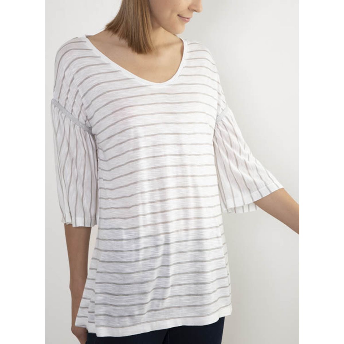 ARZANE - Polera AZ Felton Blanco