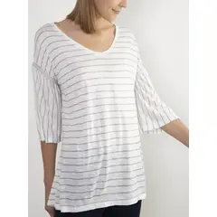 ARZANE - Polera AZ Felton Blanco