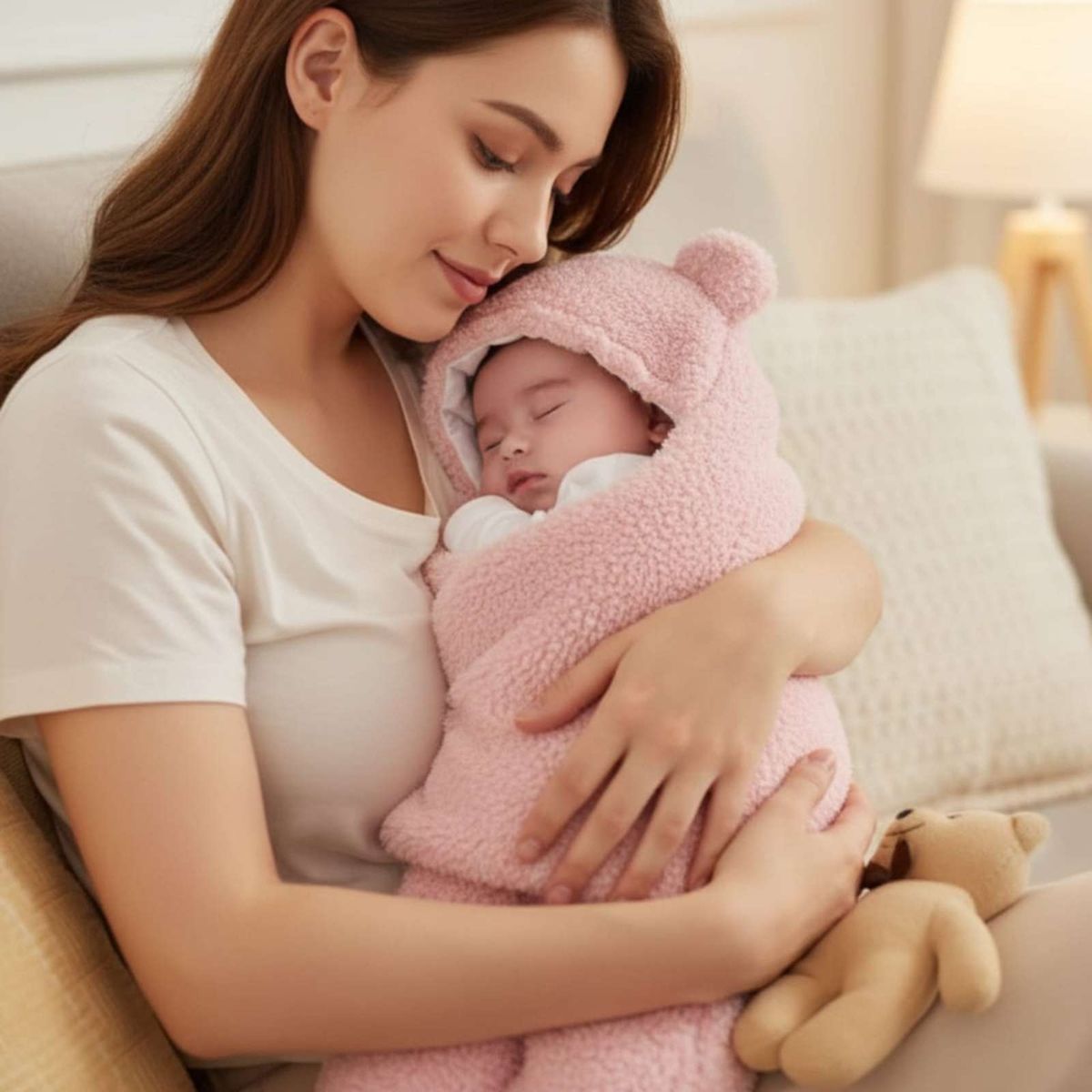 GENERICO - SACO DE DORMIR PARA BEBÉ TALLA 6 ROSADO