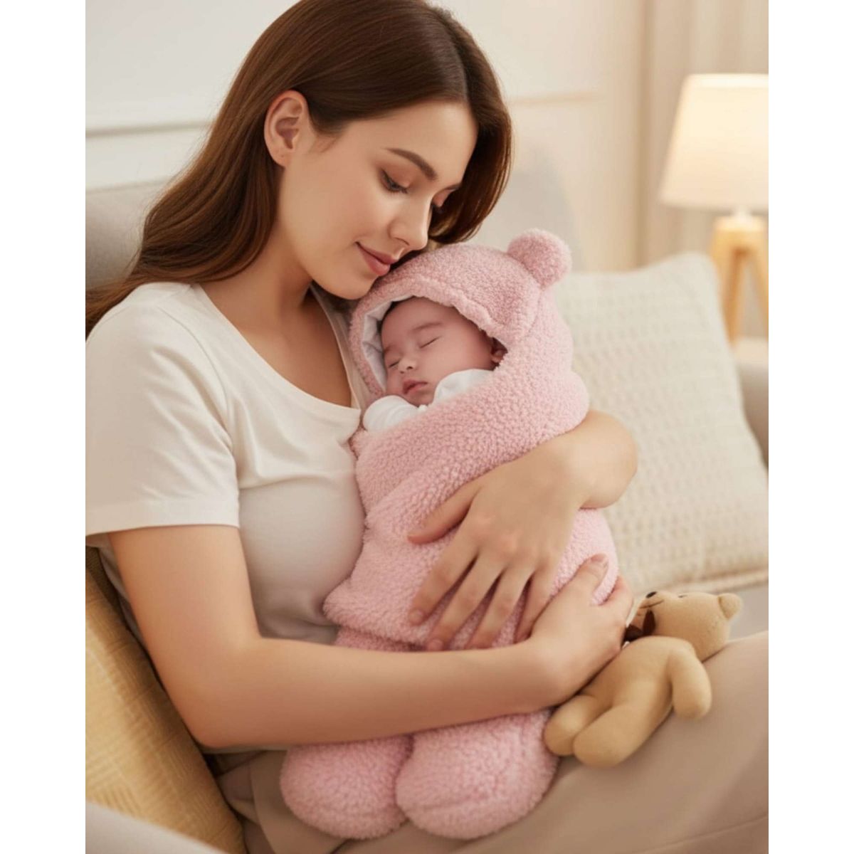 GENERICO - SACO DE DORMIR PARA BEBÉ TALLA 6 ROSADO