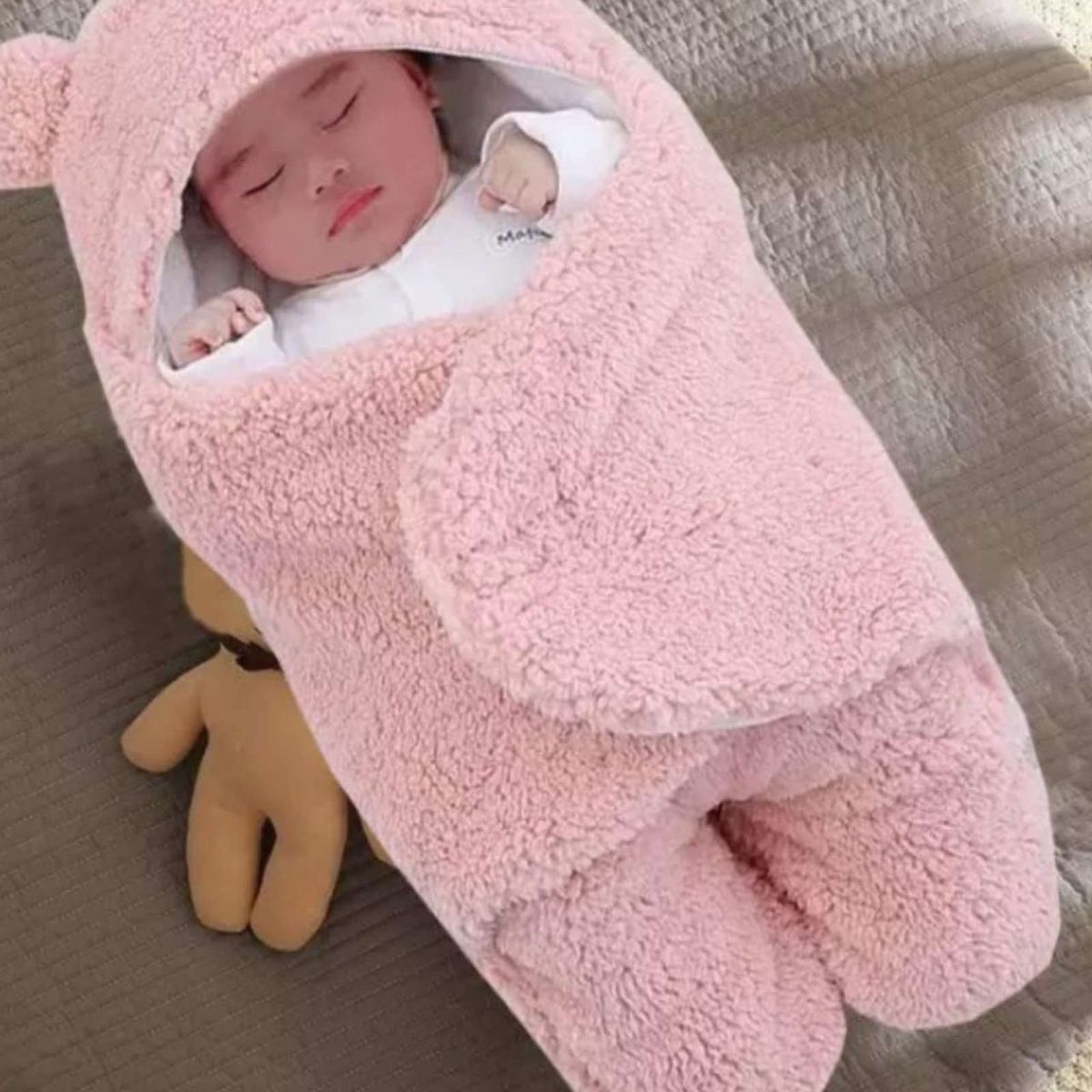 GENERICO - SACO DE DORMIR PARA BEBÉ TALLA 6 ROSADO