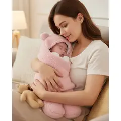 GENERICO - SACO DE DORMIR PARA BEBÉ TALLA 9 ROSADO