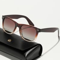Mujer hombre lentes Gafas de sol polarizadas de tendencia clásica de moda unisex uv400