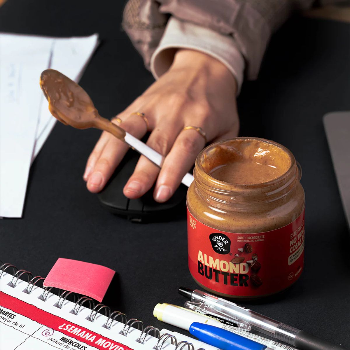 UNDERFIVE - Pasta de almendras Underfive - Almond Butter 250gr
