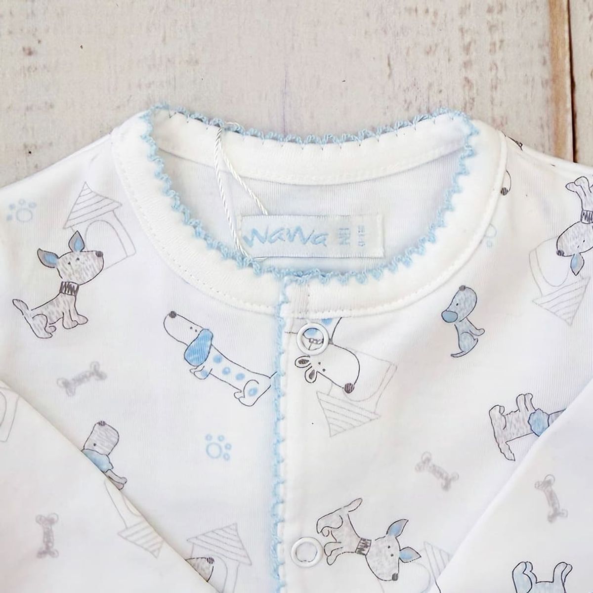 WAWA BABY DESIGN - Enterito Pau Celeste