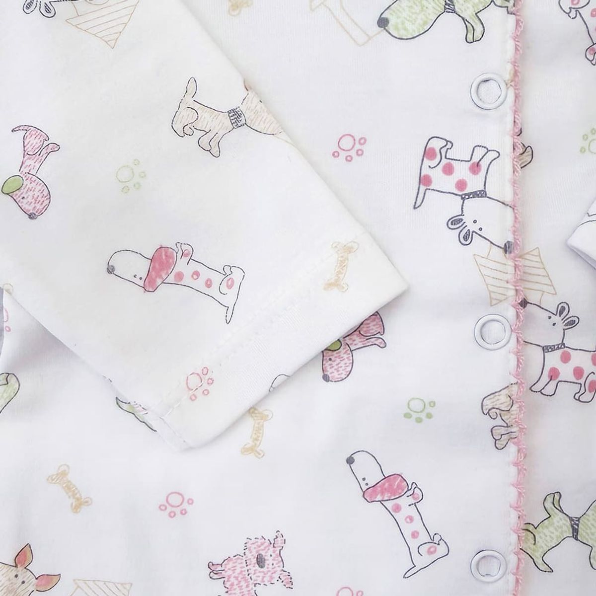 WAWA BABY DESIGN - Enterito Pau Rosado Bebé Niña