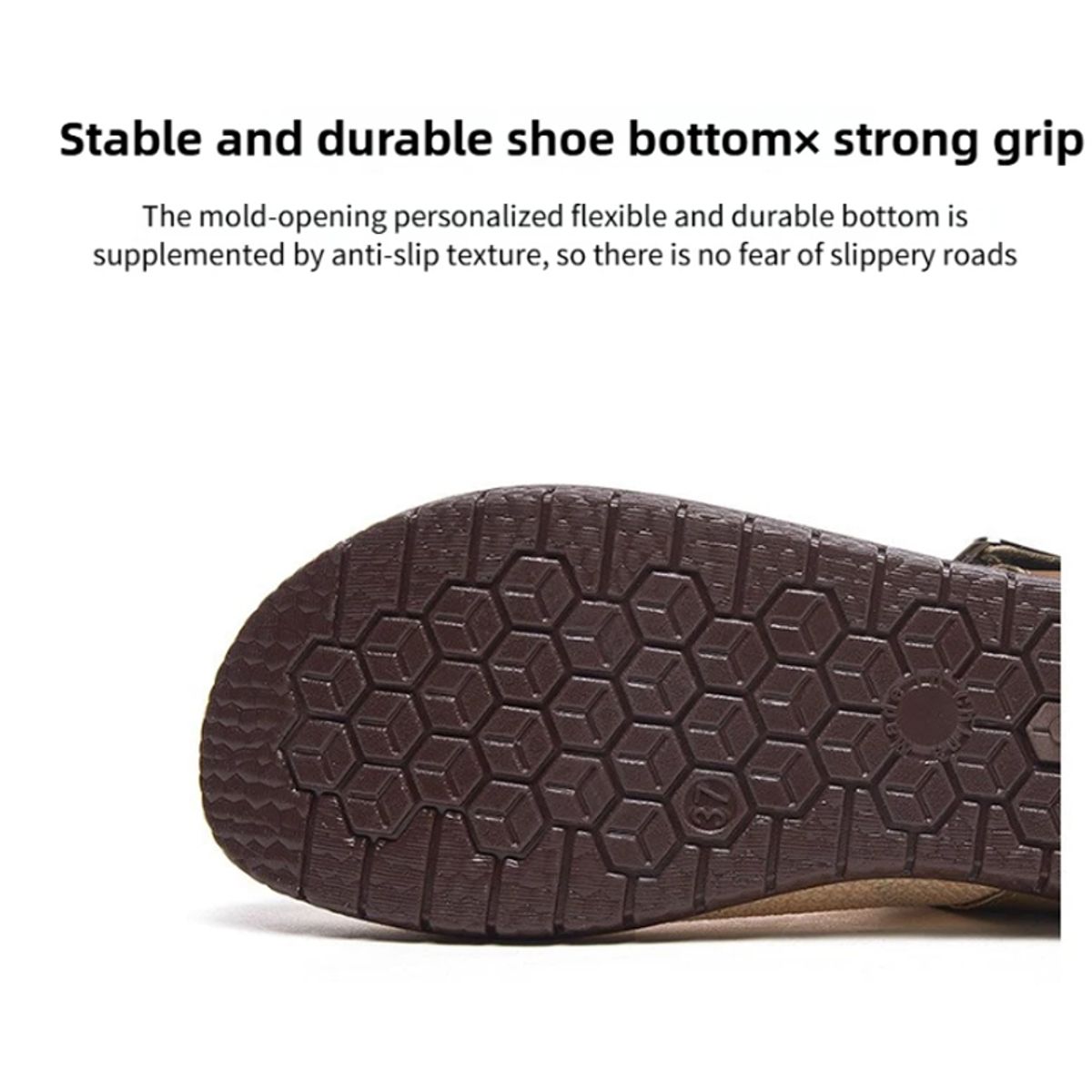 DANWEILE - Pantuflas casuales de malla para mujer - Blanco roto