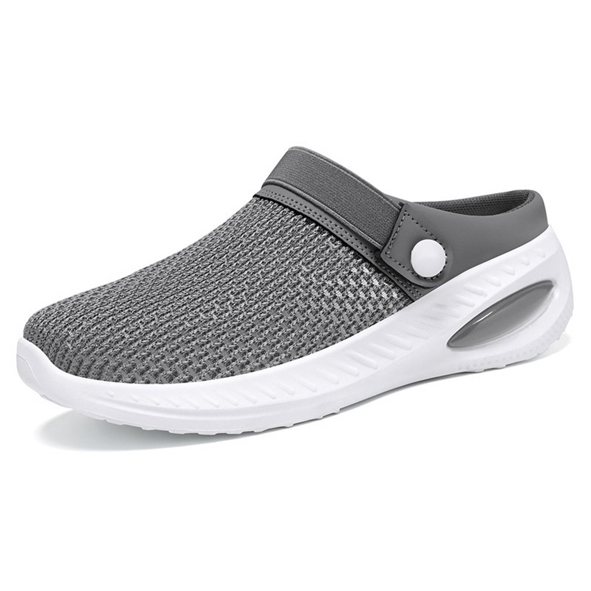 DANWEILE - Pantuflas informales transpirables para mujer - Gris