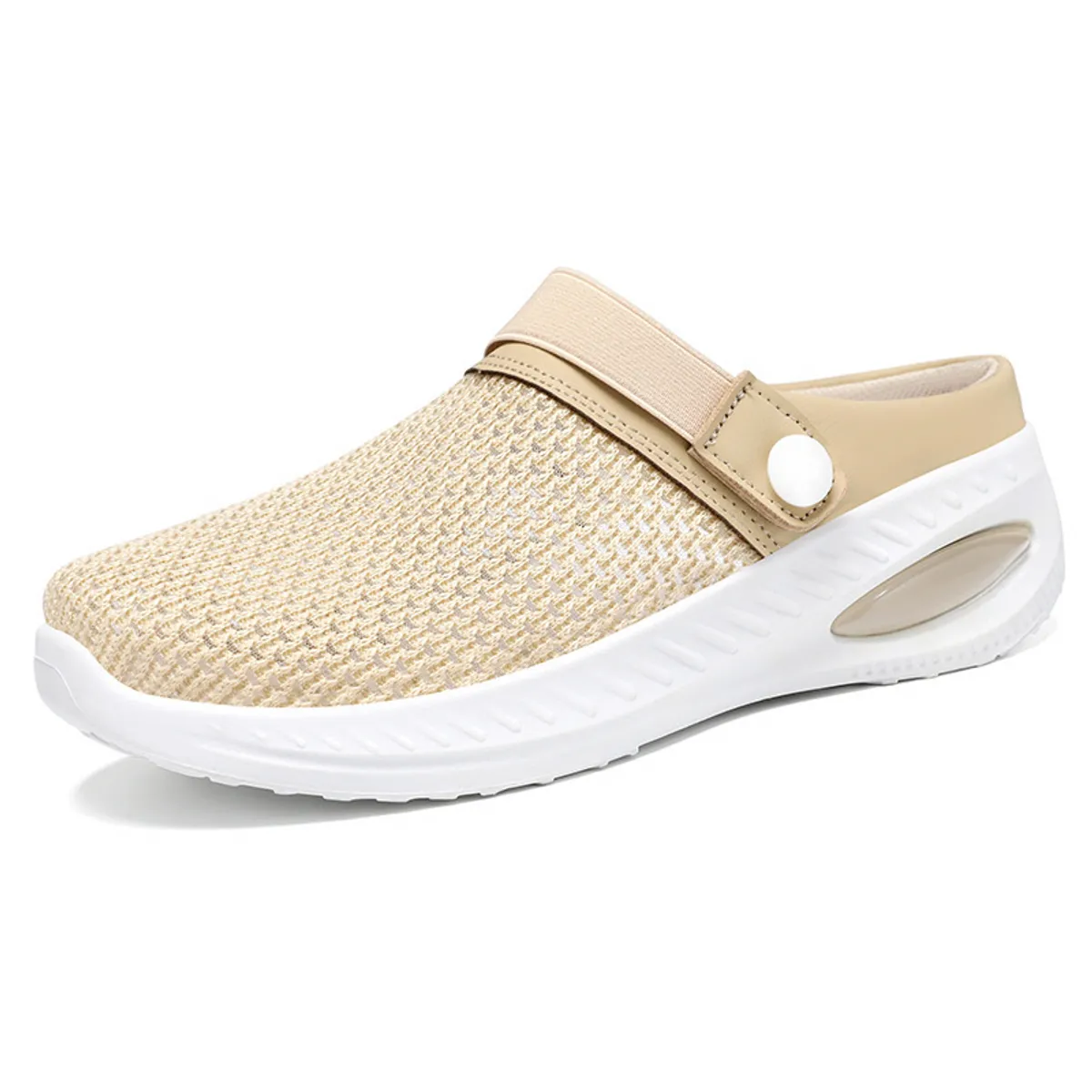 DANWEILE - Pantuflas informales transpirables para mujer - Blanquecino