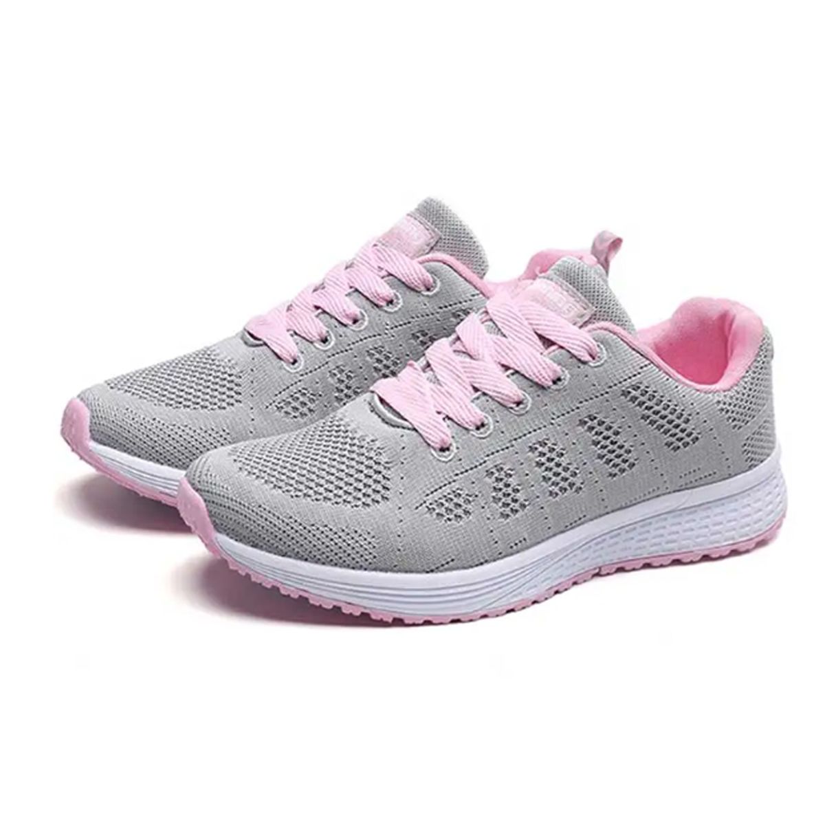 DANWEILE - Zapatos casuales de mujer de malla elegantes y transpirables - Rosa