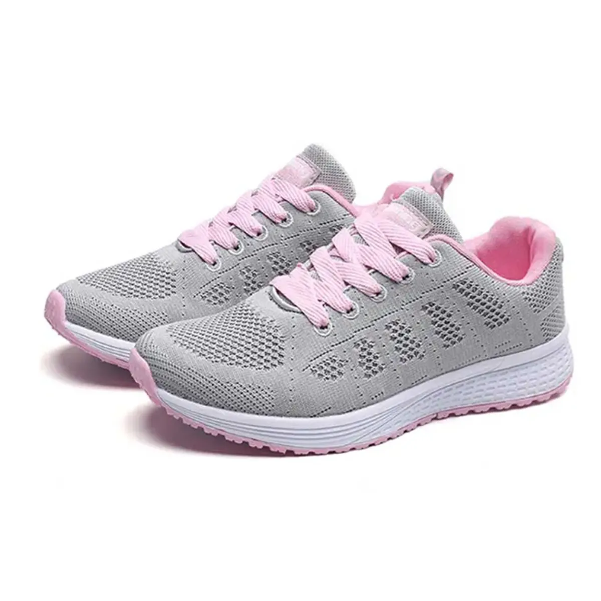 DANWEILE - Zapatos casuales de mujer de malla elegantes y transpirables - Rosa