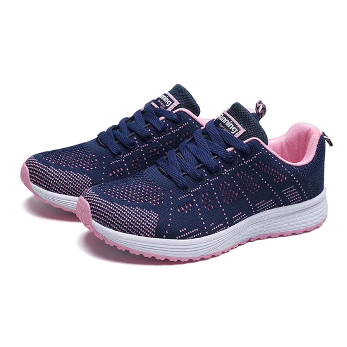 DANWEILE - Zapatos casuales de mujer de malla elegantes y transpirables - Azul