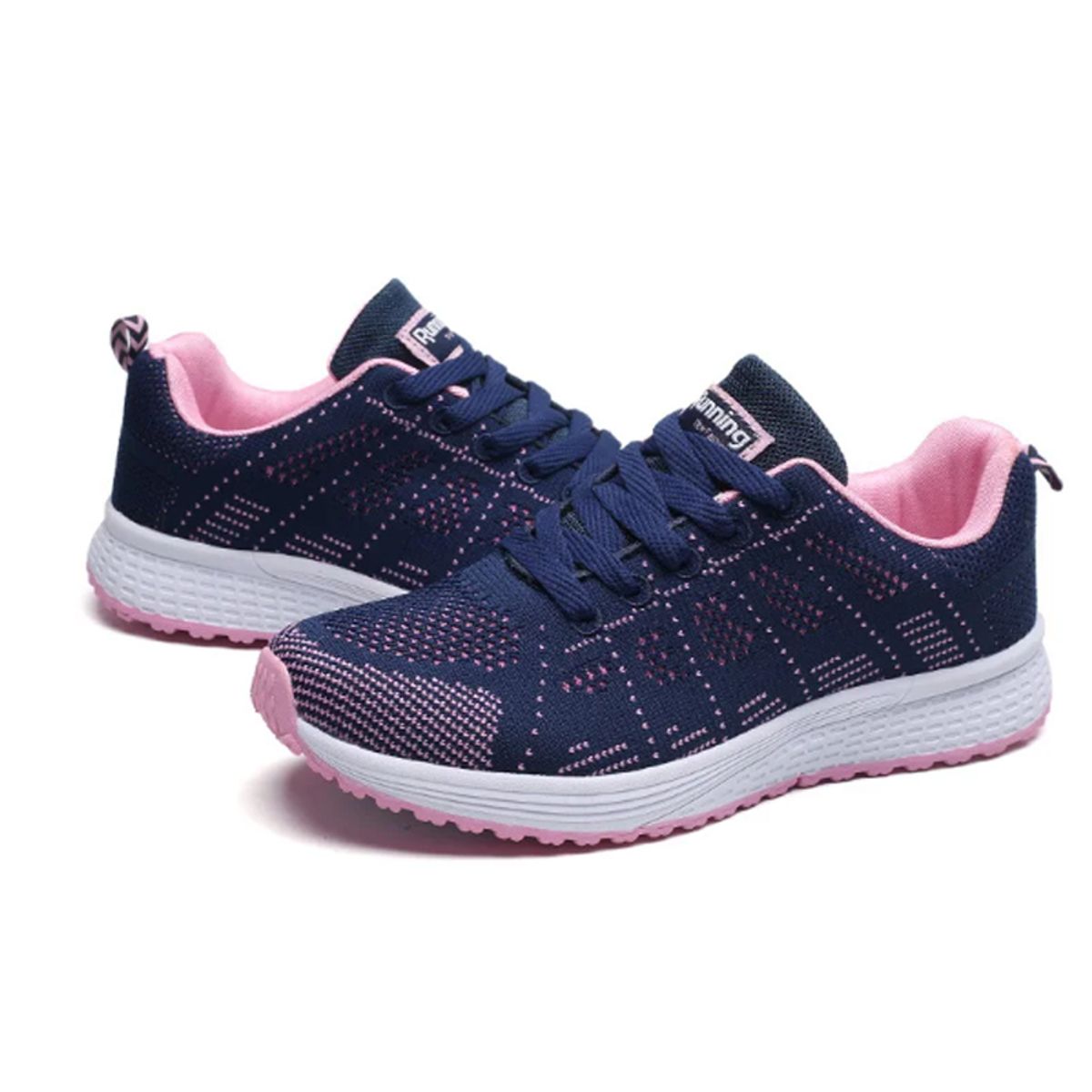 DANWEILE - Zapatos casuales de mujer de malla elegantes y transpirables - Azul