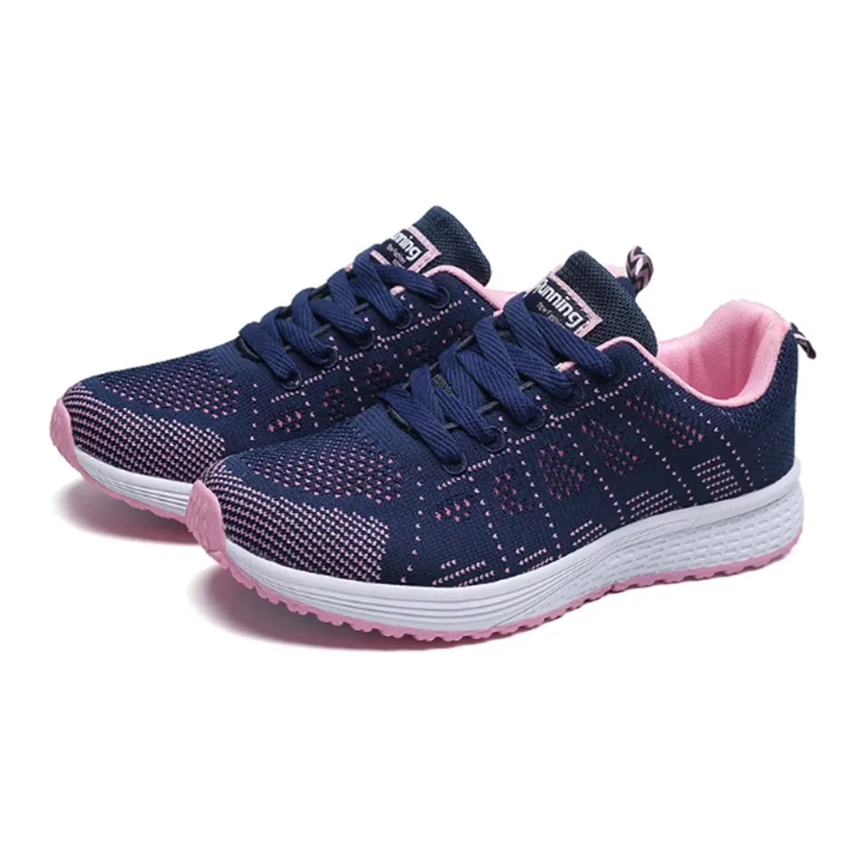 DANWEILE - Zapatos casuales de mujer de malla elegantes y transpirables - Azul