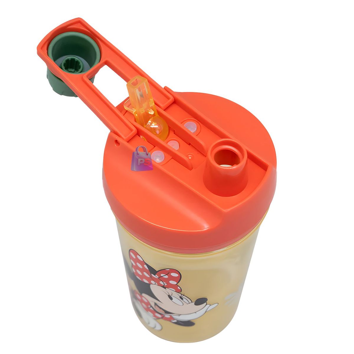 DISNEY - Vaso Minnie Mouse Infantil 2 en 1 Boquilla y Bombilla - PS